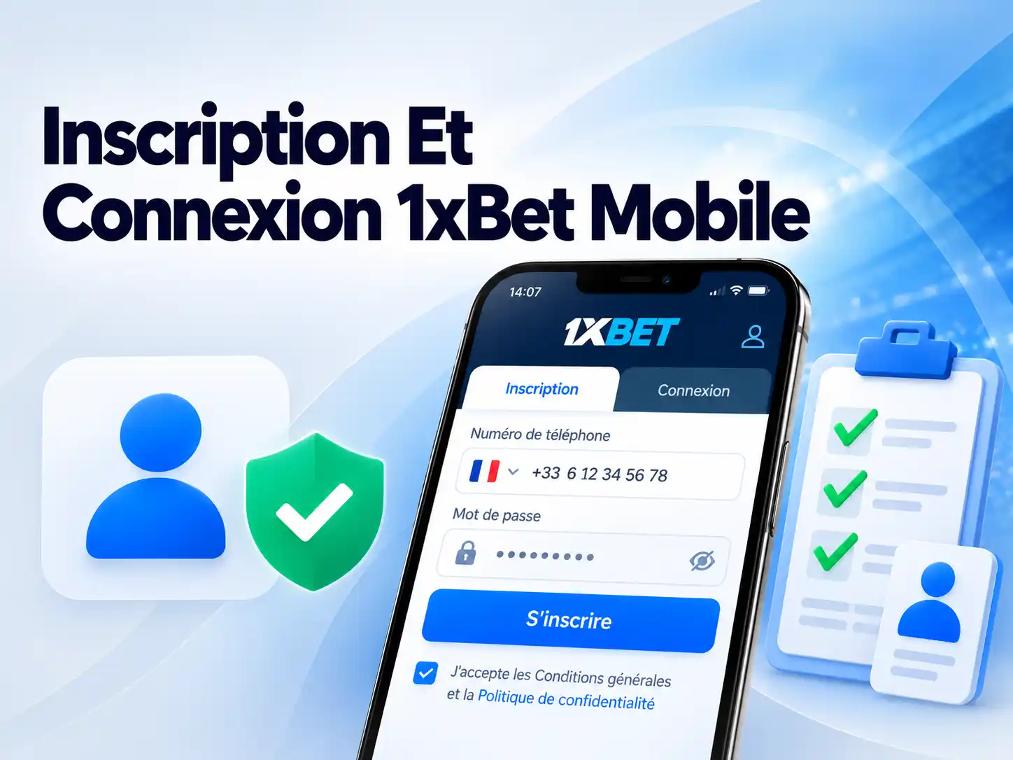 Inscription Et Connexion 1xBet Mobile